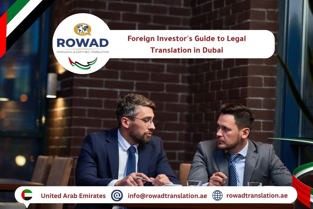 Foreign Investor's Guide to Legal Translation in Dubai 2026: From Incorporation to IPO